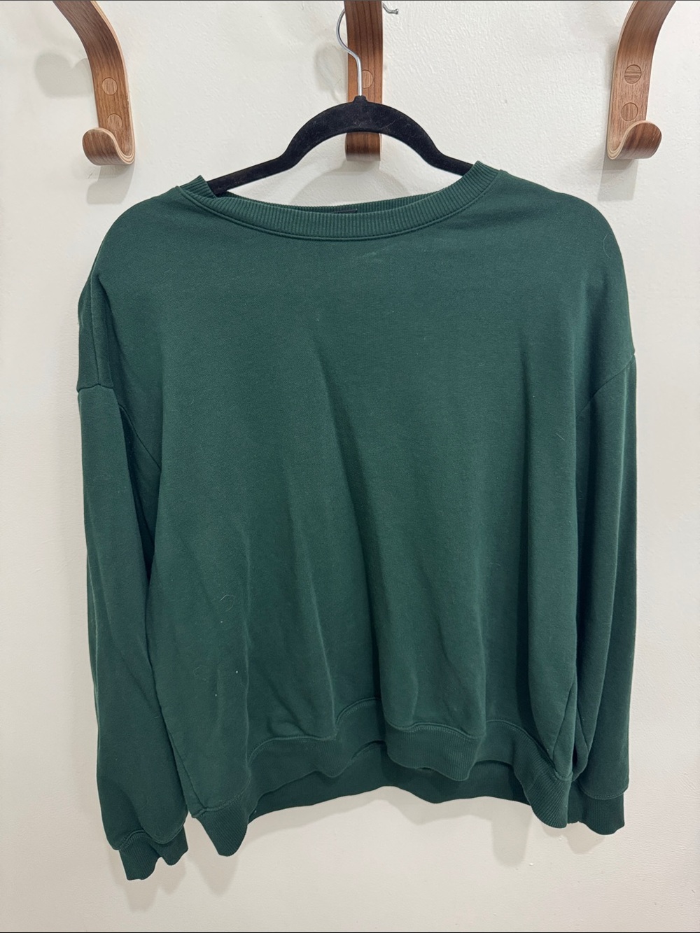 H&M Dark Green Crewneck Sweater